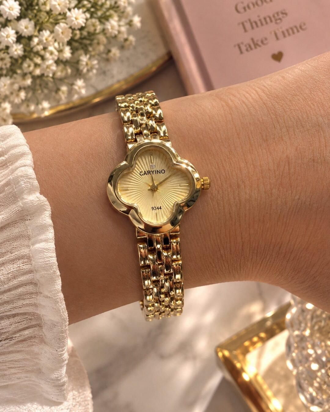 Clover Gold Watch